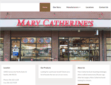 Tablet Screenshot of marycatherines.com